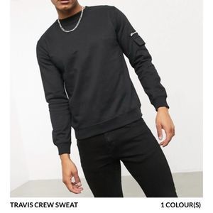 Bolongaro Trevor Black LS Crewneck Sweater XXL